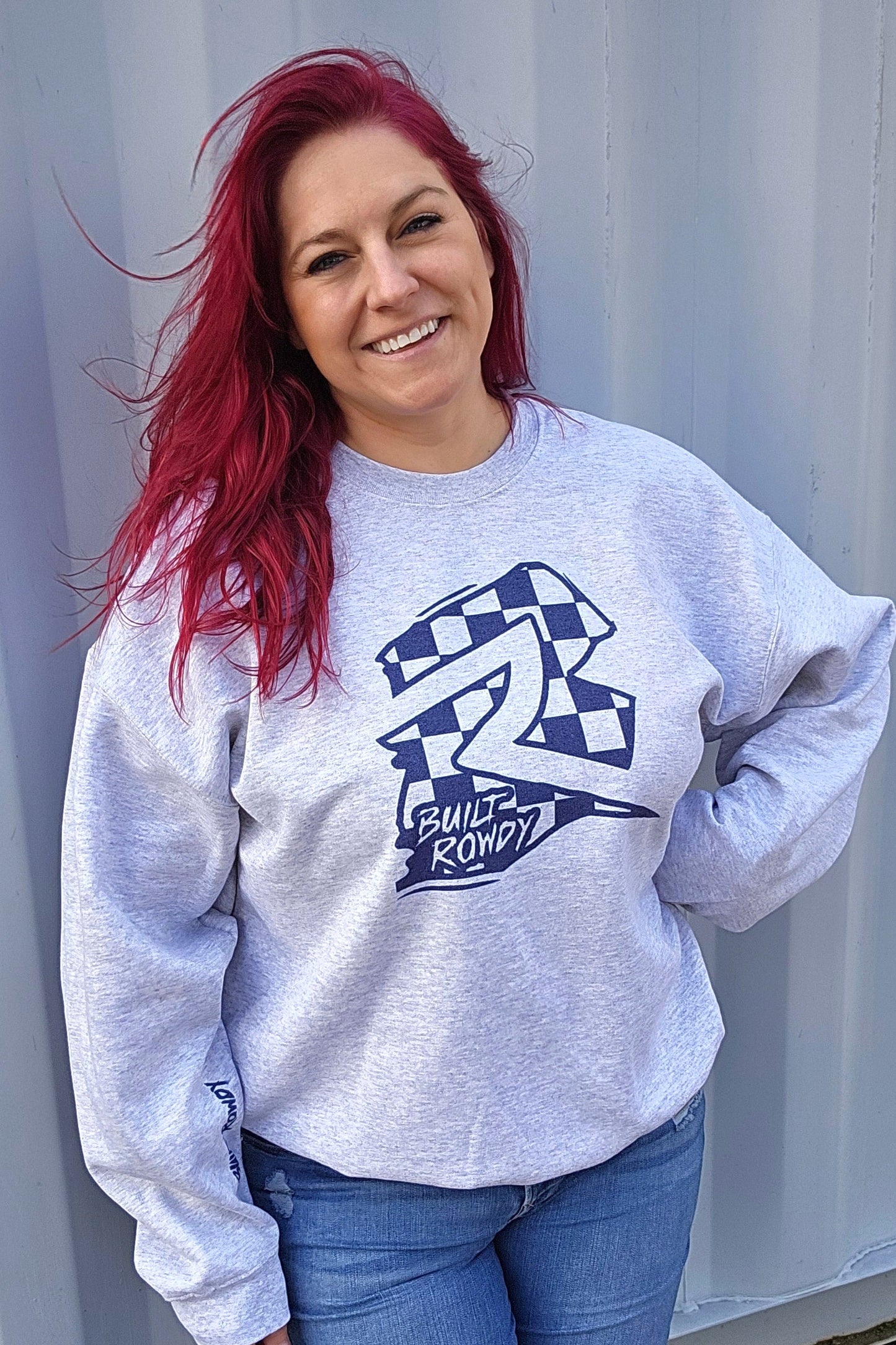 Checker Logo Sweatshirt - Black (Crewneck/Hoodie)