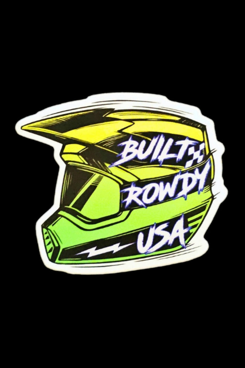 Moto Helmet Sticker