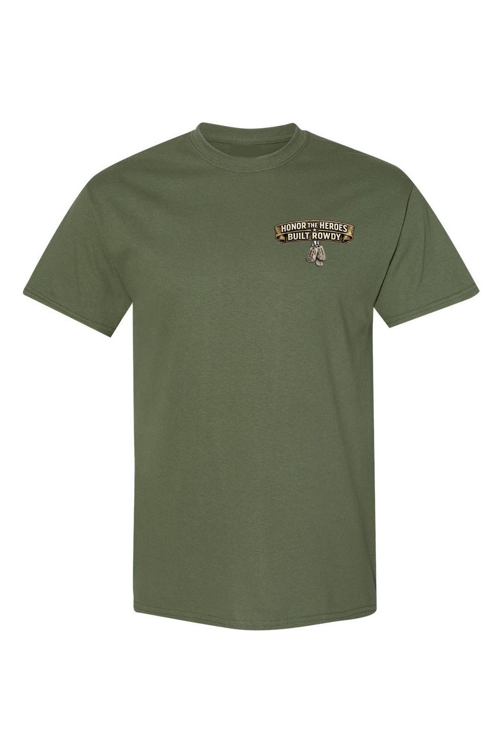 Honor The Heroes Military Green Tshirt