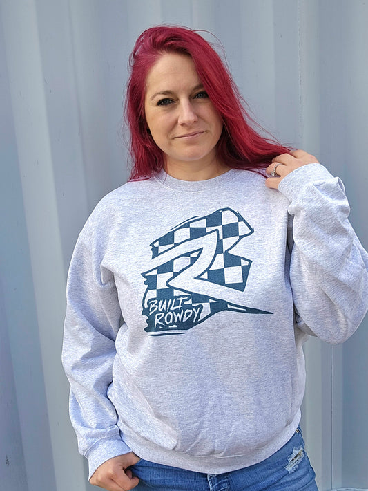 Checker Logo Sweatshirt - Teal (Crewneck/Hoodie)