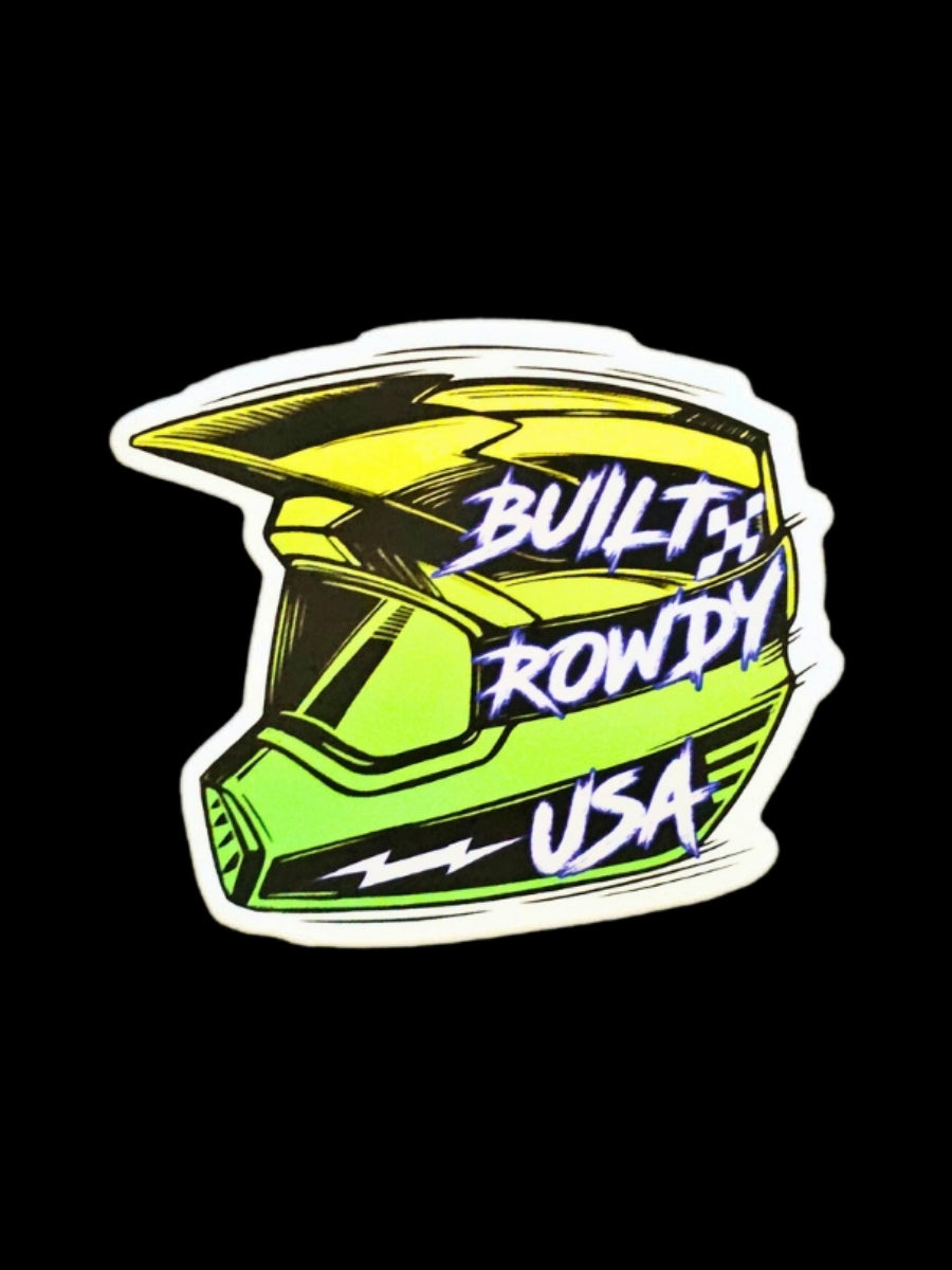 Moto Helmet Sticker