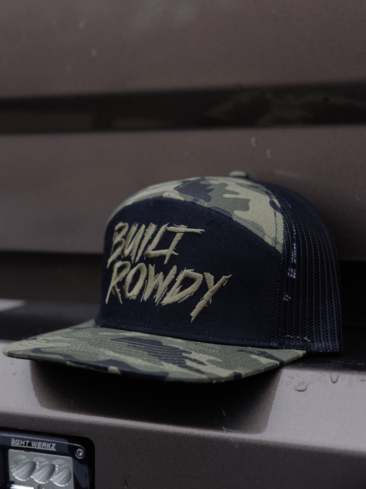 Camo 7 Panel Trucker