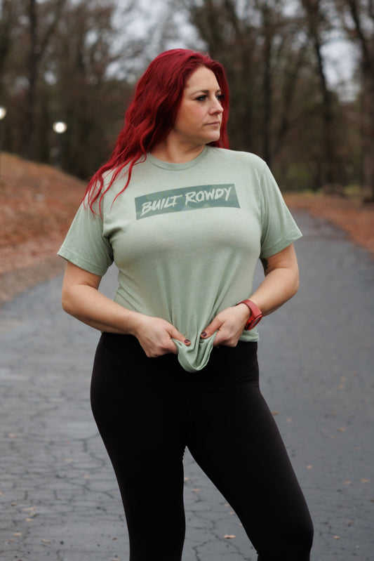 Olive Punchout Tee