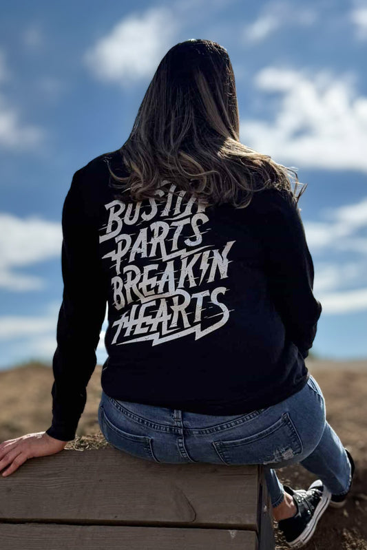 Bustin Parts Breakin Hearts Long Sleeve