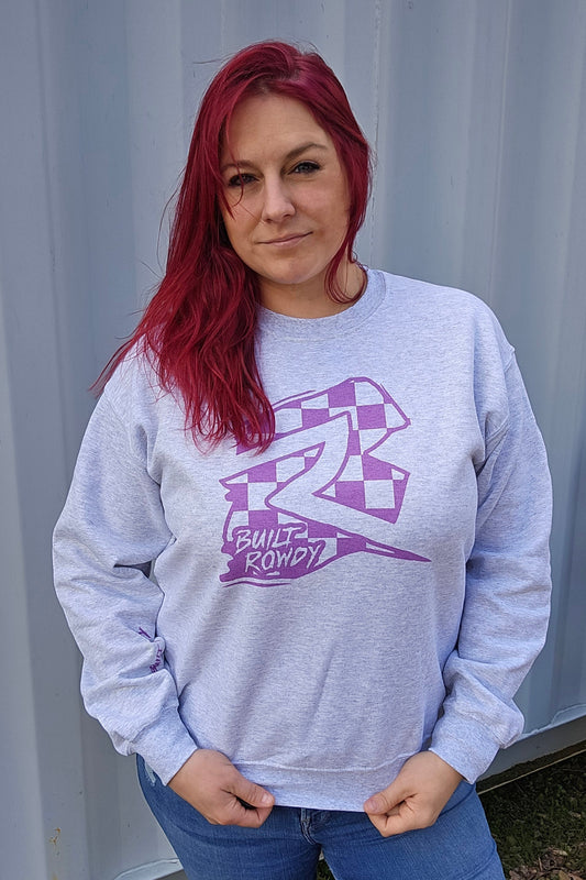 Checker Logo Sweatshirt - Pink (Crewneck/Hoodie)